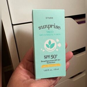 New, ETUDE  Sunprise Mild Airy Finish Sun Milk SPF 50+Brand New never used.